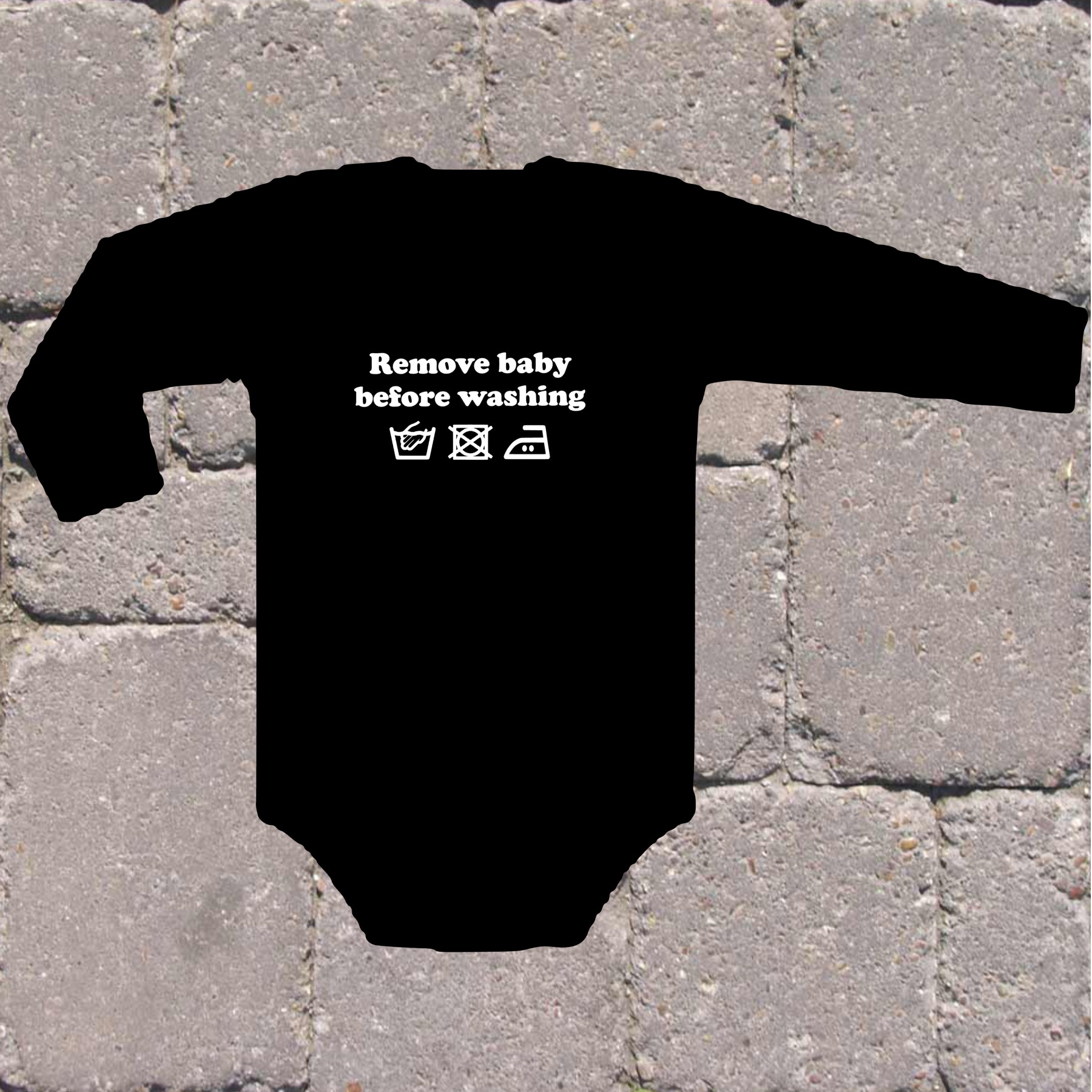 Romper remove baby before washing