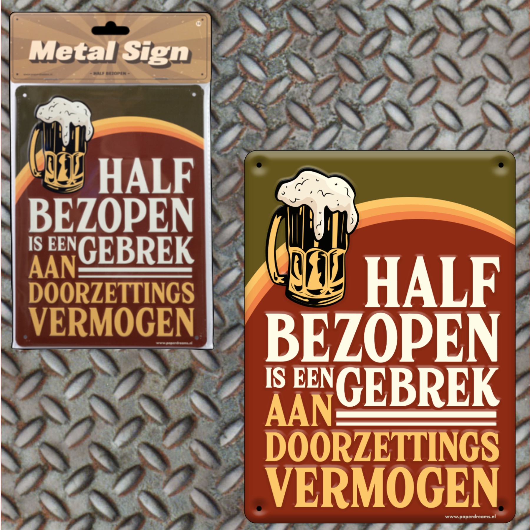 Half bezopen is een gebrek aan doorzettings vermogen