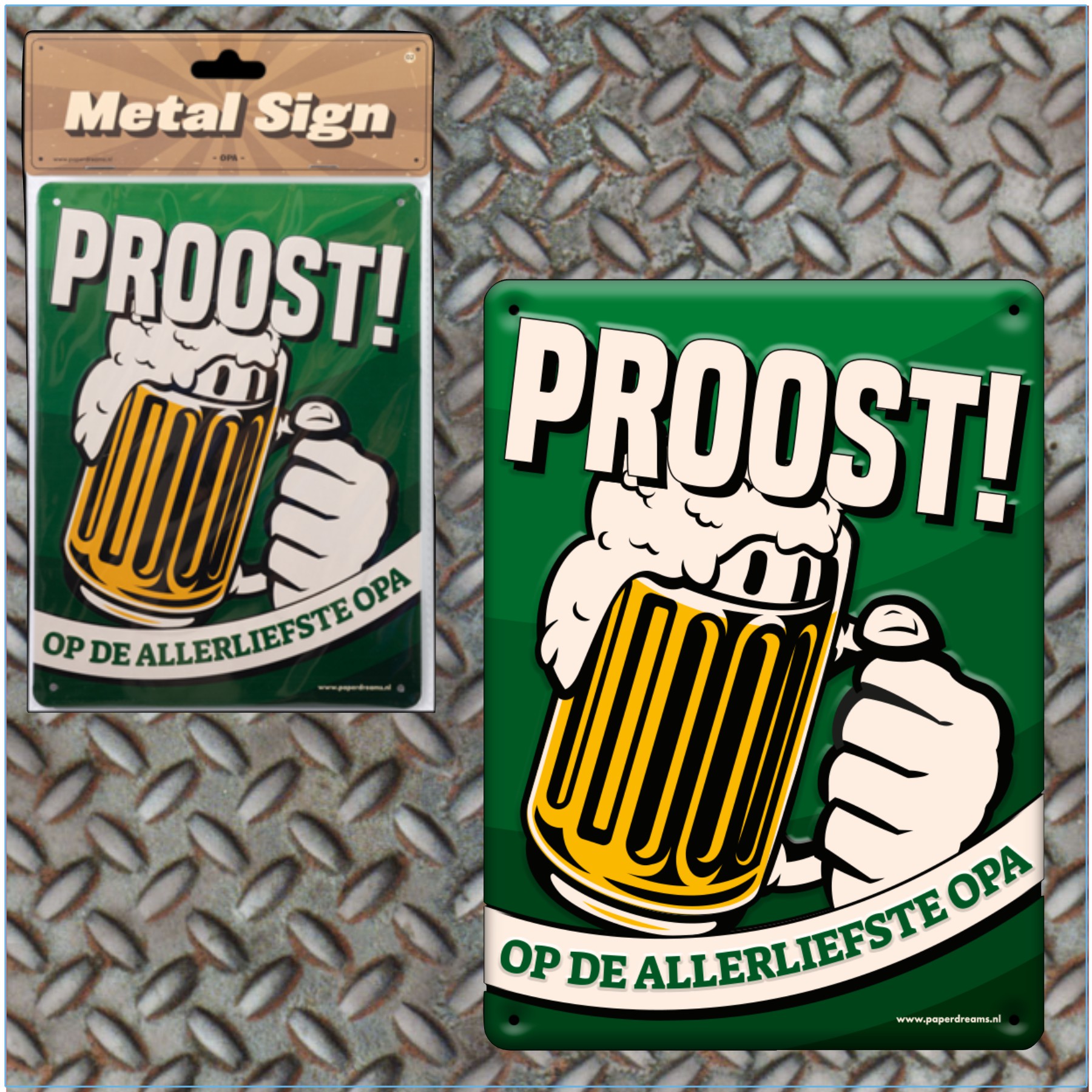 Proost groen opa