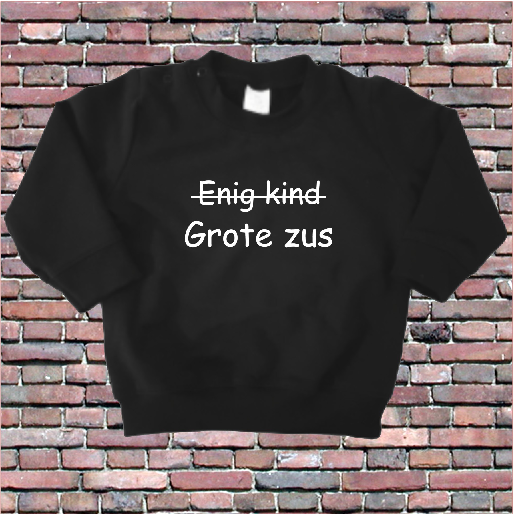 Sweater enig kind grote zus