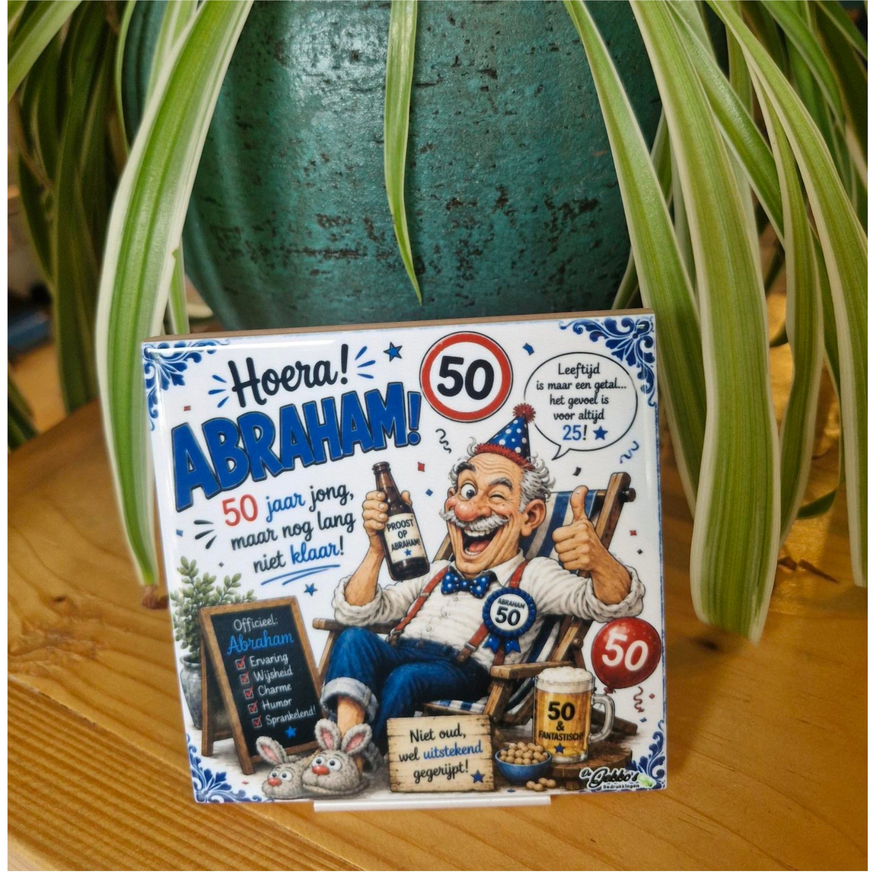 Tegeltje abraham
